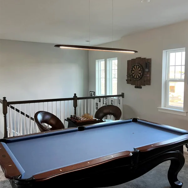 billiard chandelier lighting