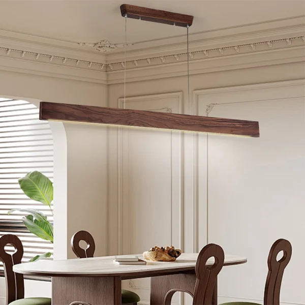 wood restaurant chandelier lighting