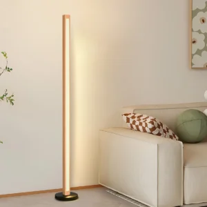 wooden floor standing lamps