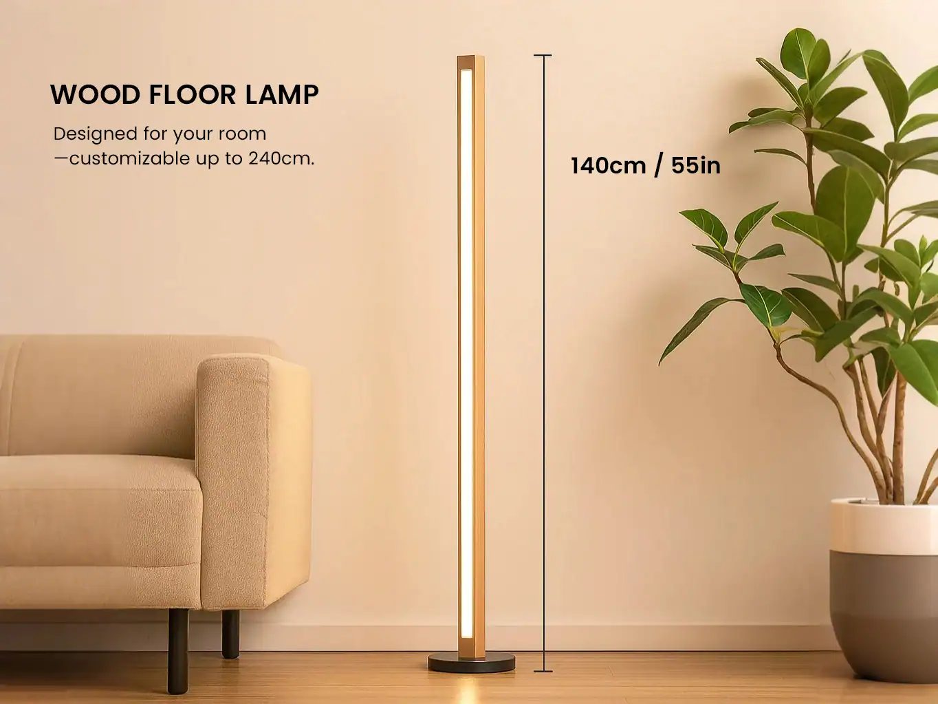 floor standing wooden lamps