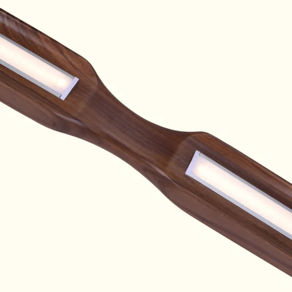 wood hanging ceiling lamp