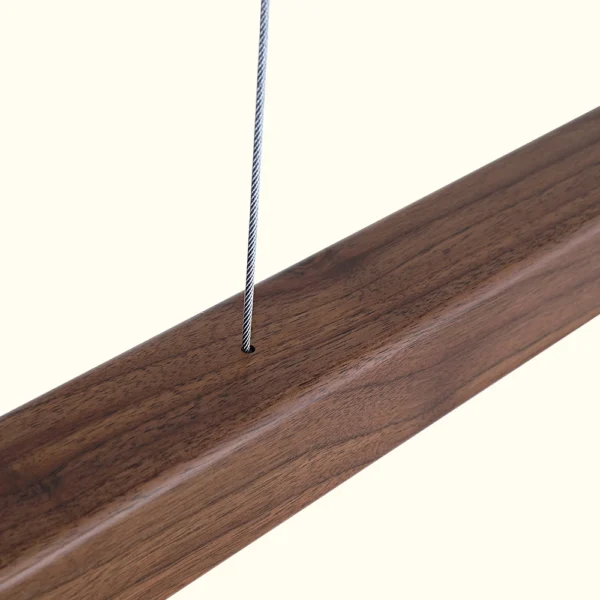 wood hanging light for dining table