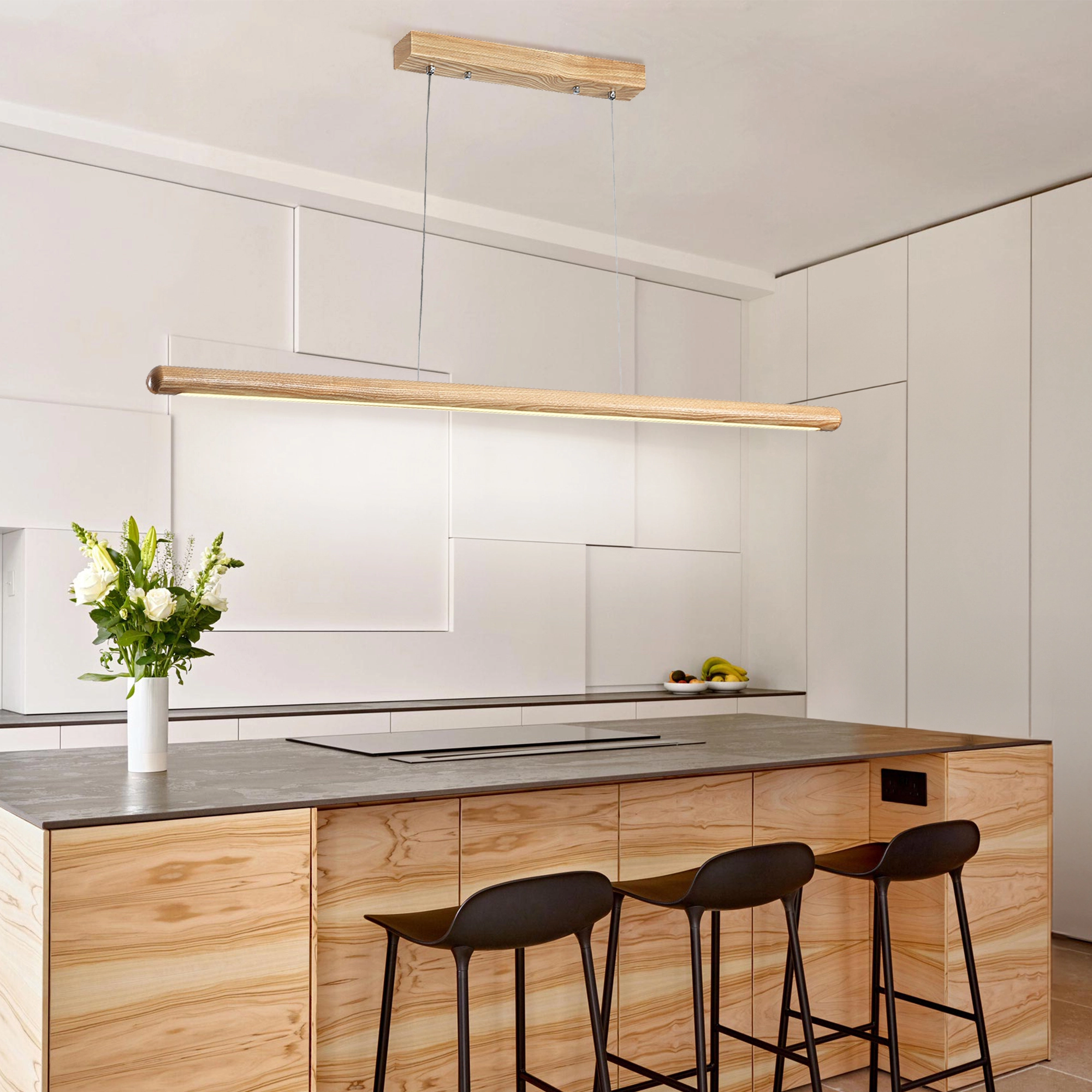 wood pendant light fixtures kitchen island