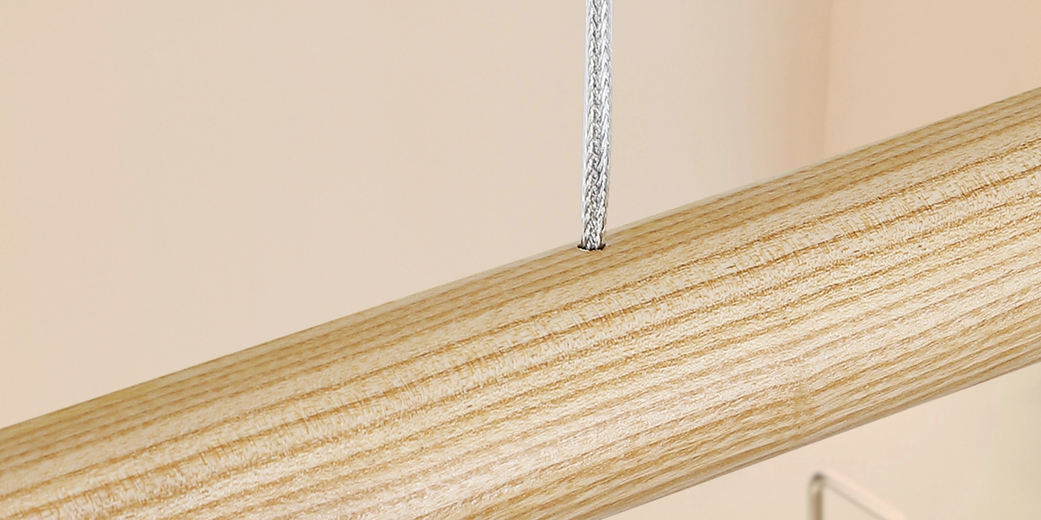 wooden led pendant office lighting