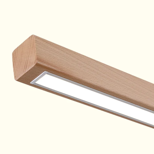 wooden pendant lighting restaurant